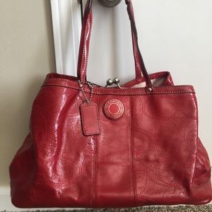 Gorgeous Red Coach bag